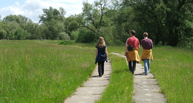 Foto: Wanderer im Nationalpark