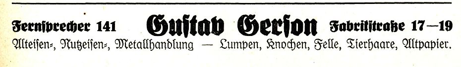 Anzeige in der Zeitung