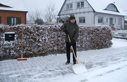 Foto: Schnee schieben